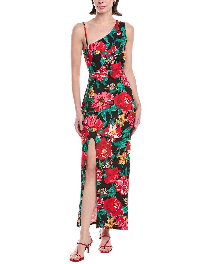 Rachel Rachel Roy Devin One-shoulder Midi Dress In Black