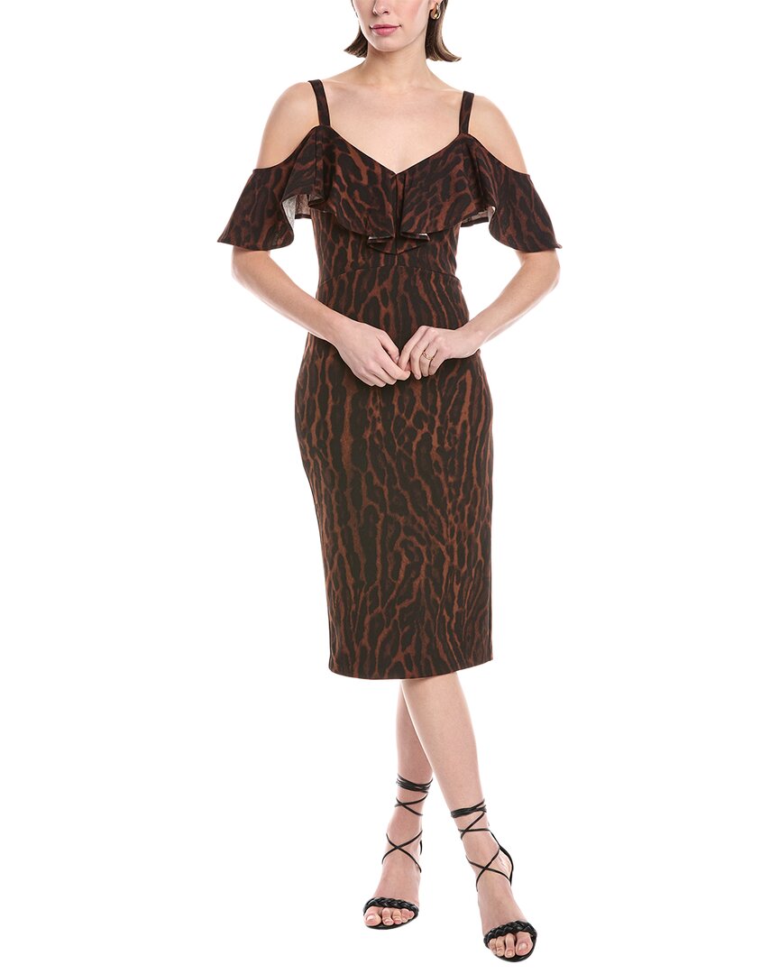 Rachel Rachel Roy Marcella Midi Dress In Black
