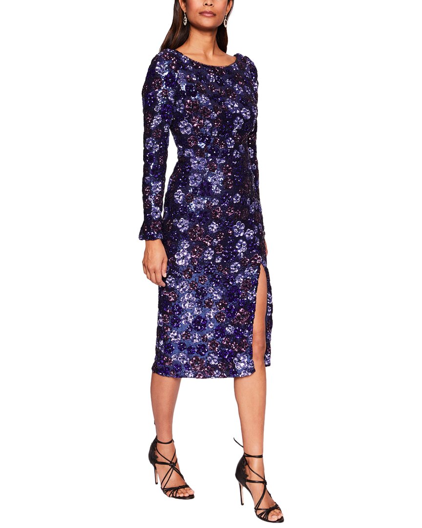 Marchesa Notte Gown In Indigo