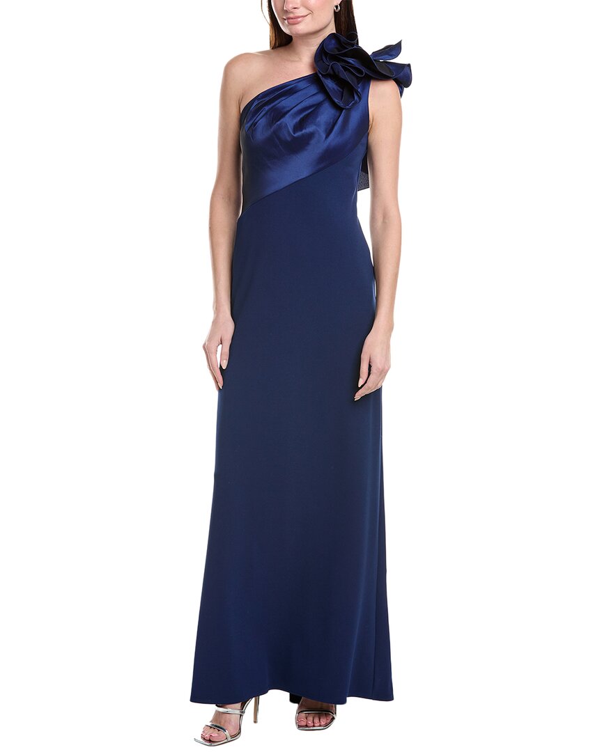 Tadashi Shoji Gown In Blue