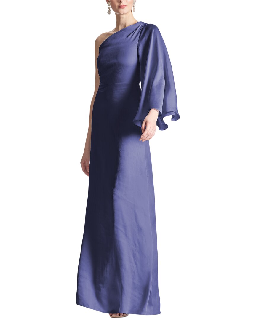 Sachin & Babi Keely One-shoulder Gown