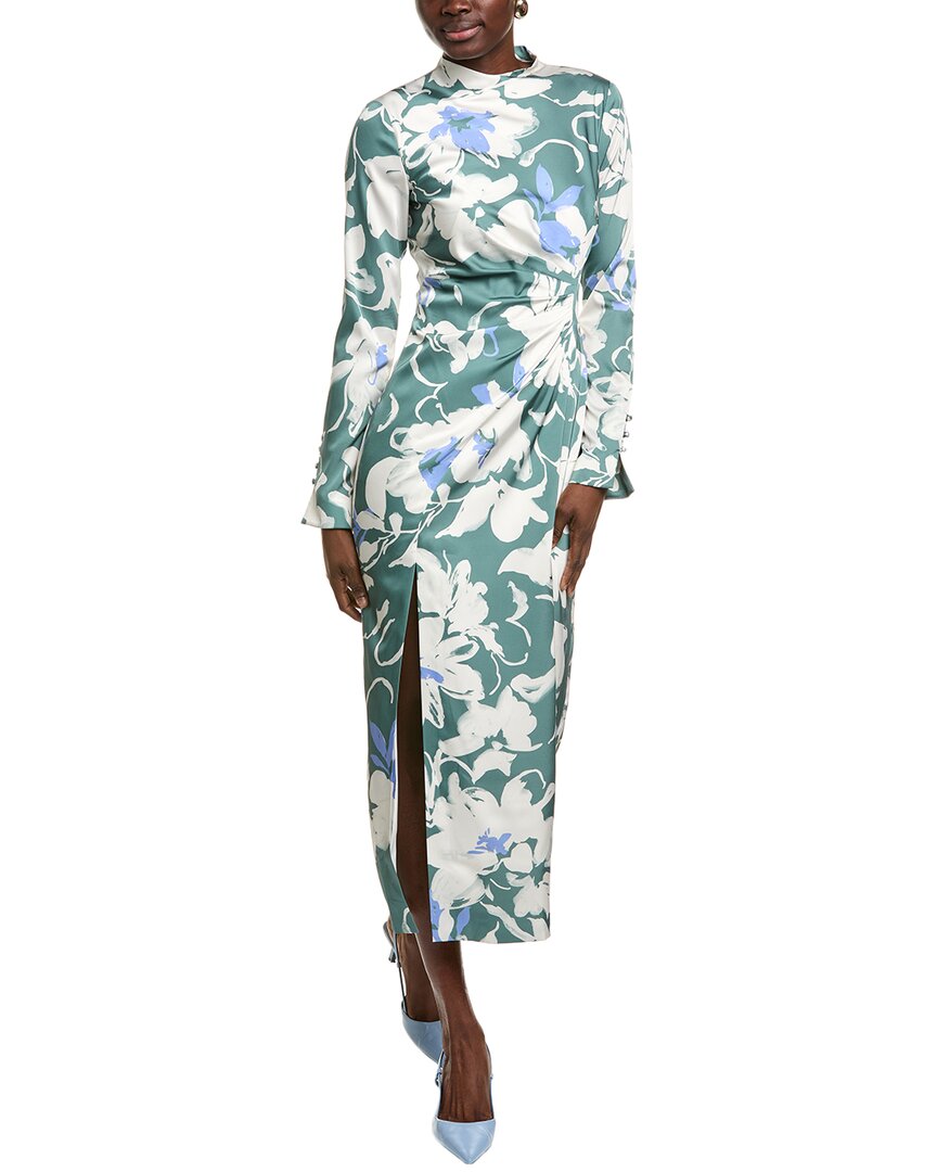 Lela Rose Draped Sheath Dress
