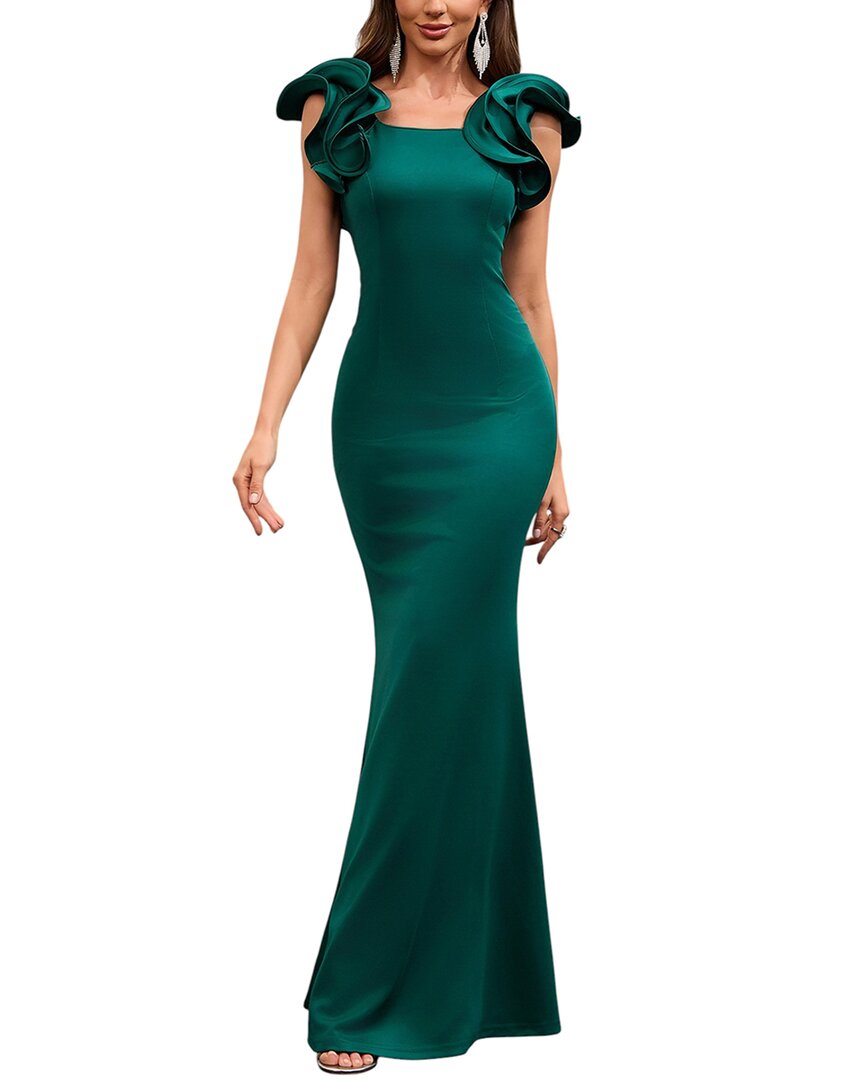 Gvibi Maxi Dress In Green