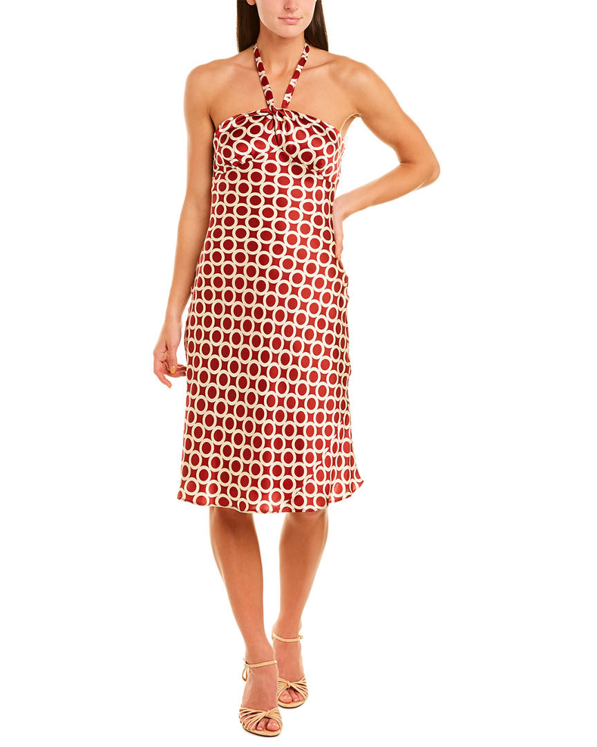 Image of issue New York Silk Midi Dress