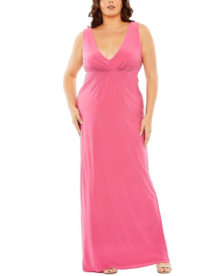 Mac Duggal Jersey Cutout Gown