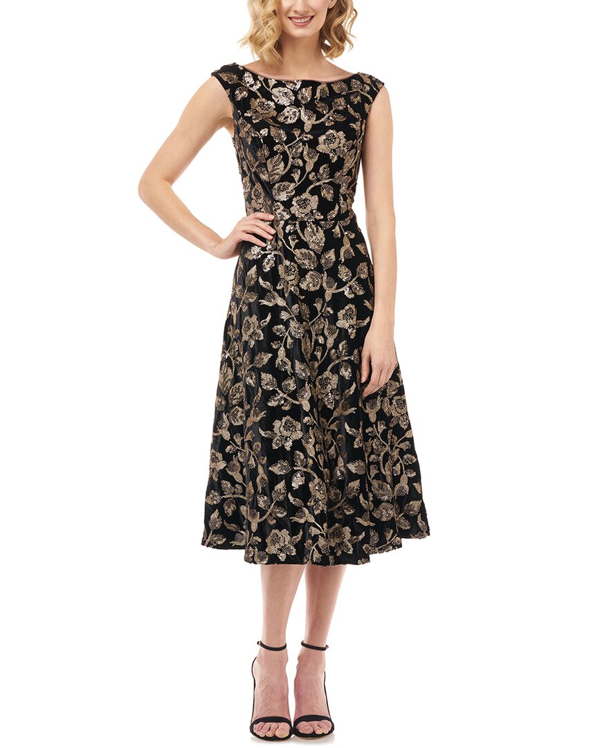 Image of Kay Unger Midi Dress