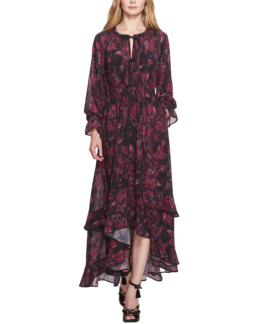 Marchesa Notte Marchesa Rosa Midi Dress In Purple