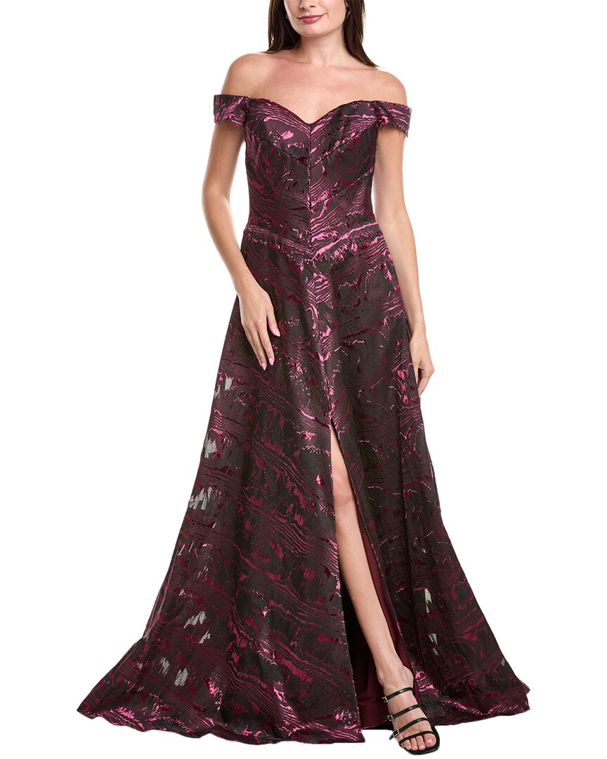 Rene Ruiz Off-the-shoulder Gown