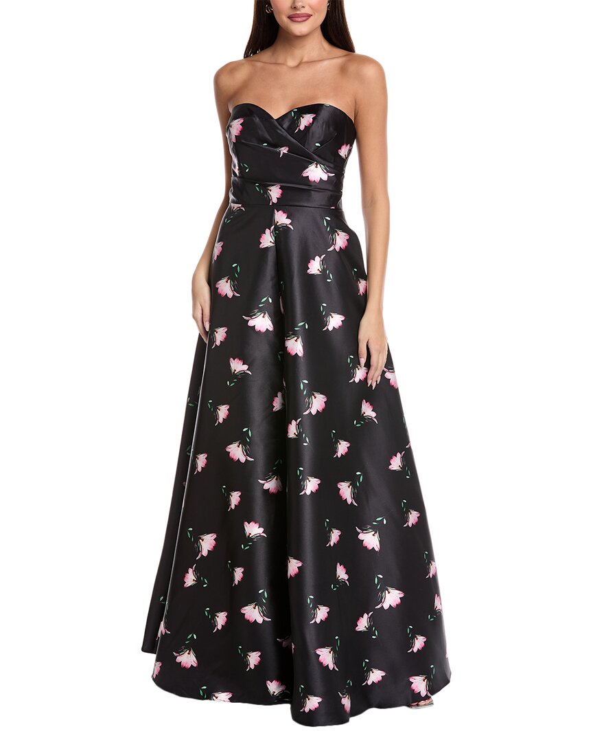 Rene Ruiz Mikado Gown In Black