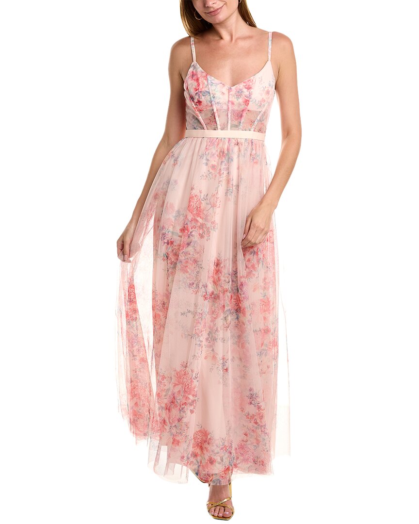 Bcbg Maxazria Bcbgmaxazria Evening Maxi Dress In Pink ModeSens