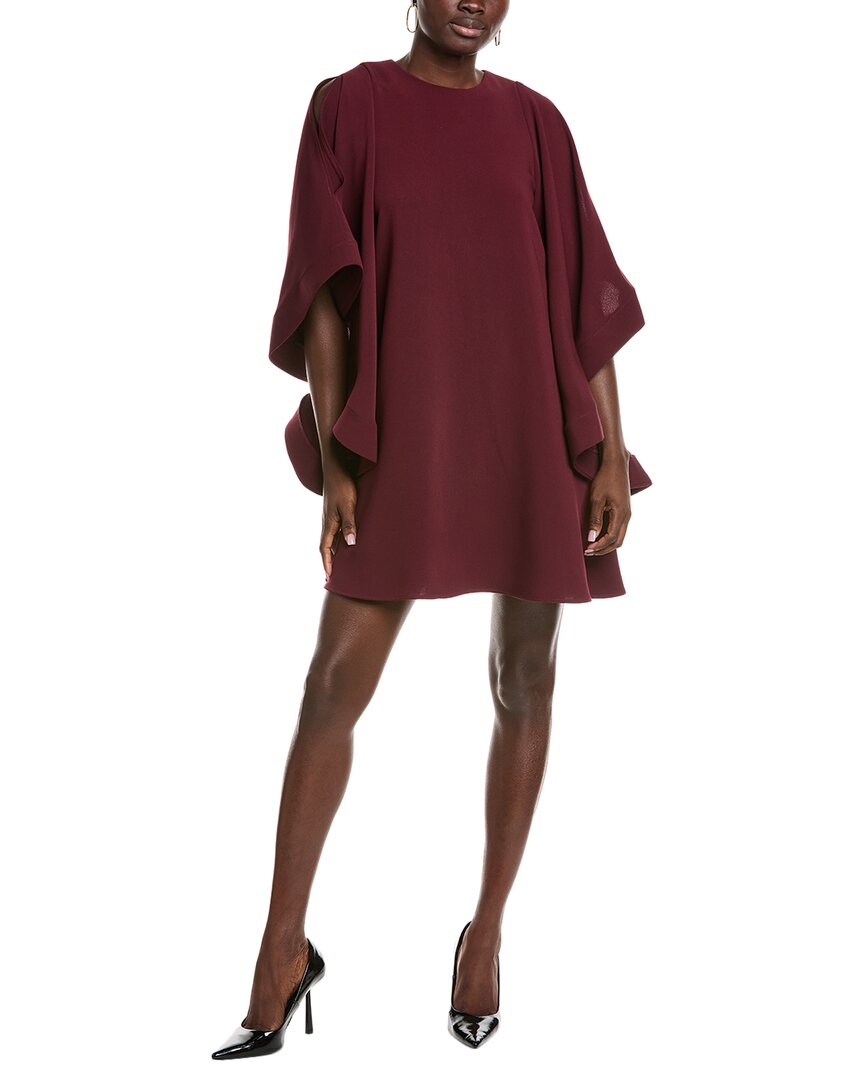 Issue New York Mini Dress In Burgundy