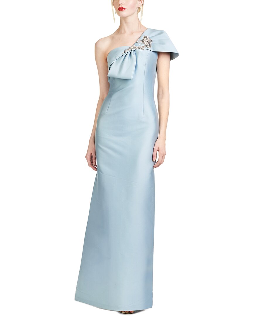 Sachin & Babi Ines Gown In Blue