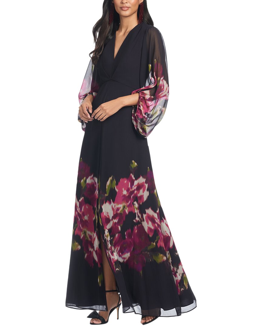 Sachin & Babi Jenny Gown In Black