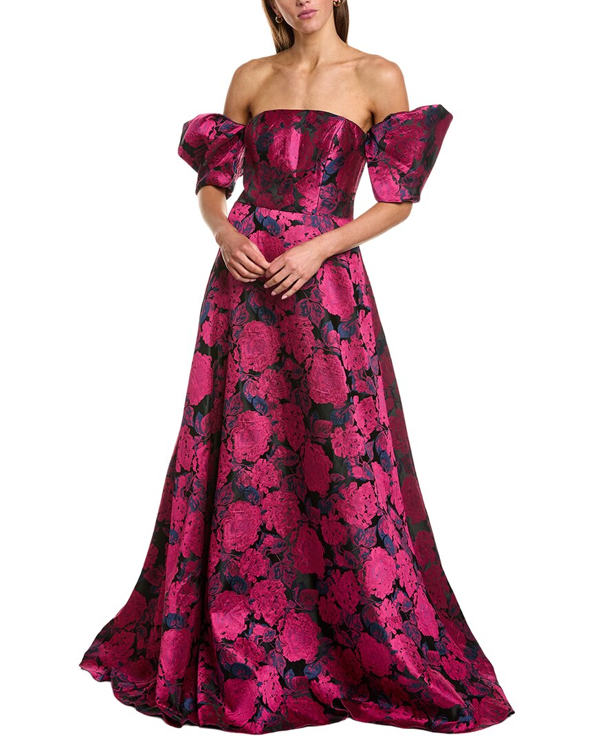 Rene Ruiz Fil Coupe Gown In Pink