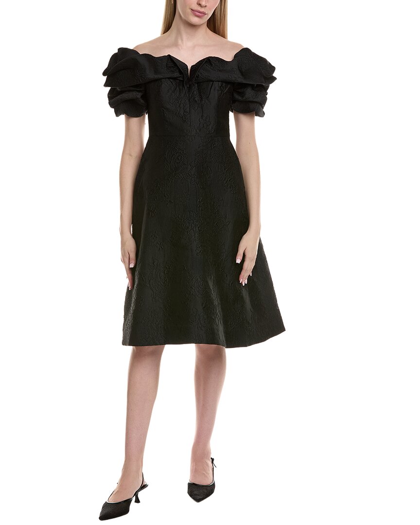 Teri Jon By Rickie Freeman Midi Dress Women's | eBay