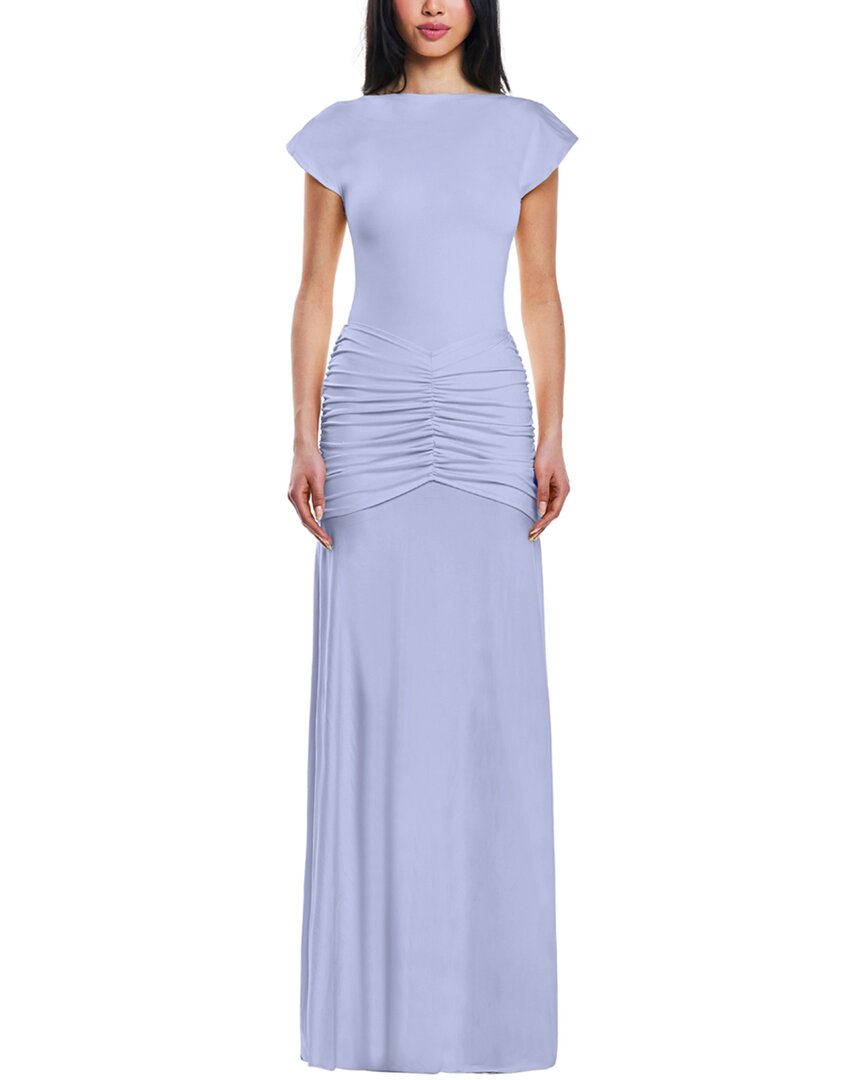 Ow Gaia Maxi Dress In Blue