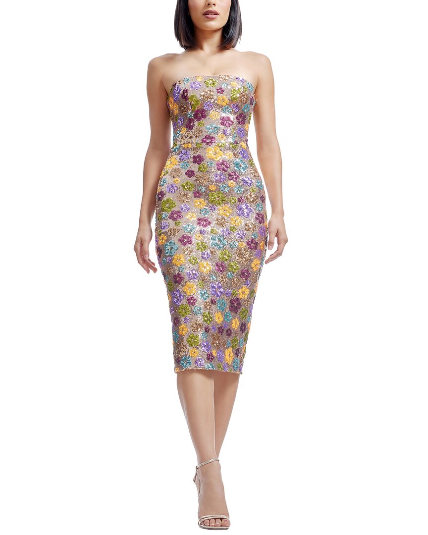 Dress The Population Viviana Sheath Dress In Multi