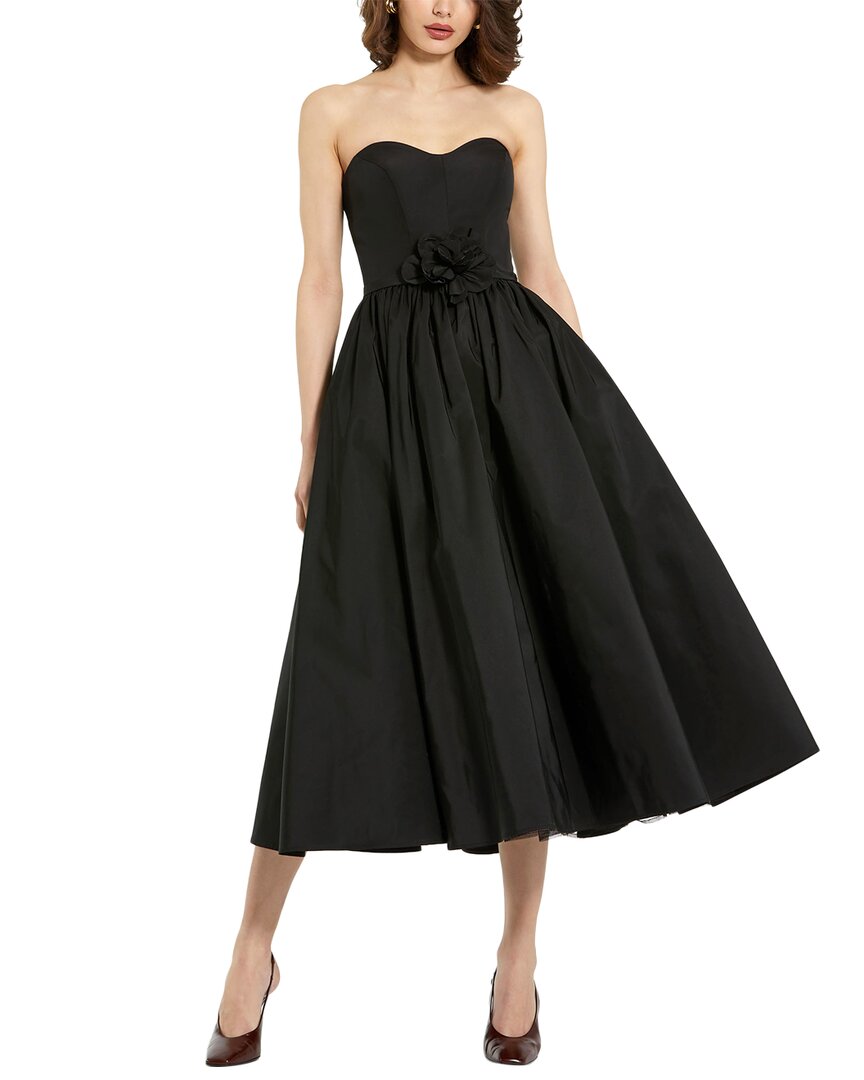 Mac Duggal Midi Dress In Black