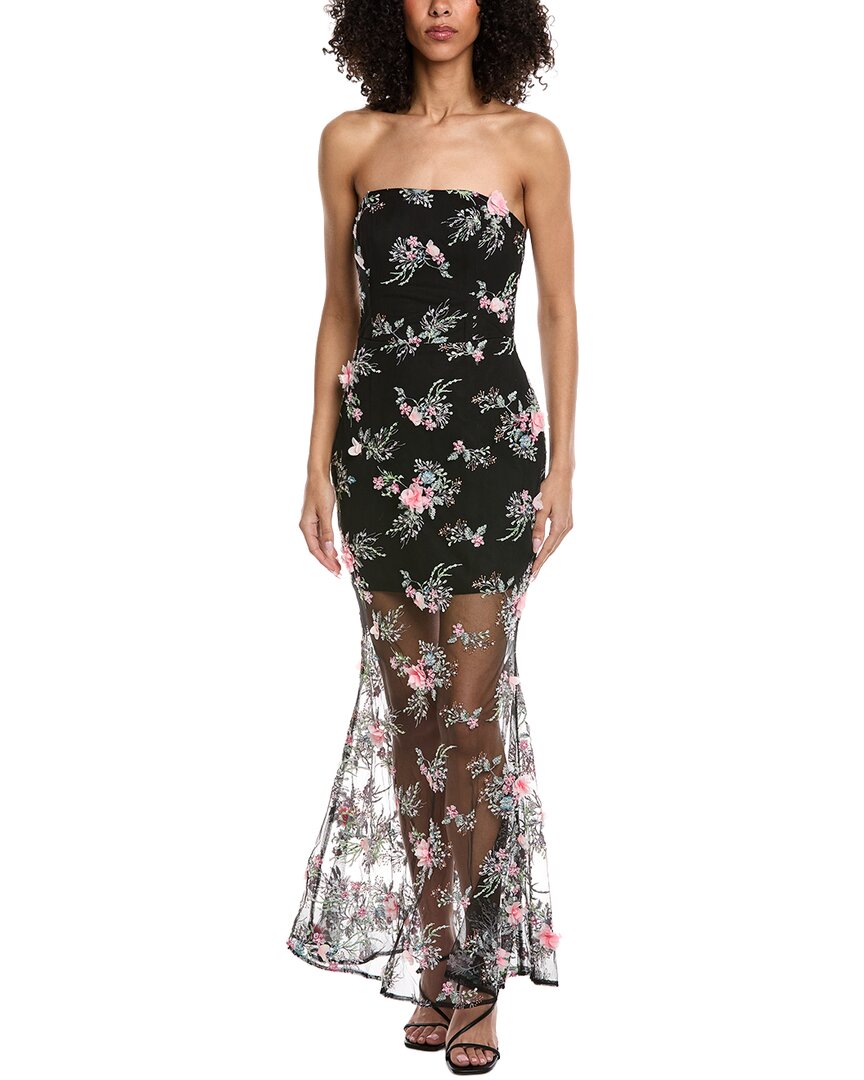 Elliat T Edith Maxi Dress In Black