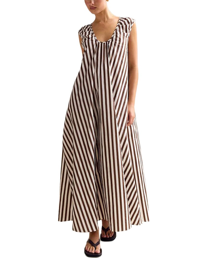 Oloey Printed Maxi Dress