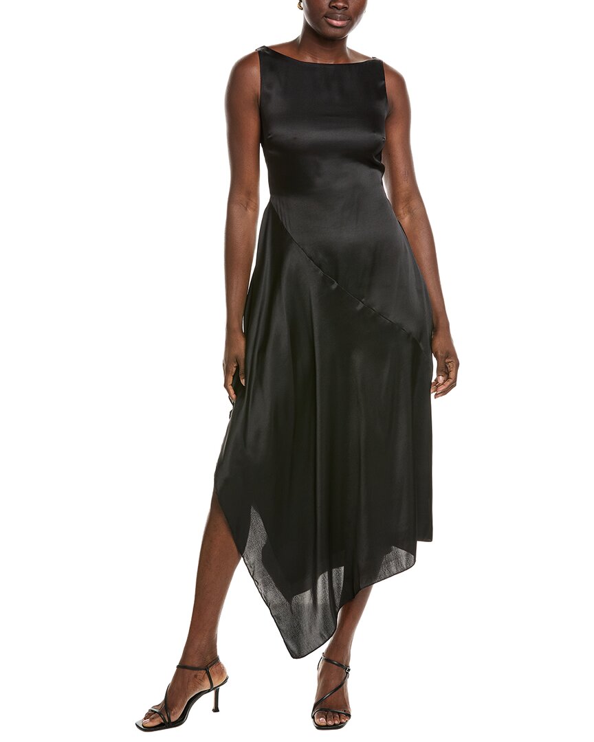 Azeeza Manisha Midi Dress In Black