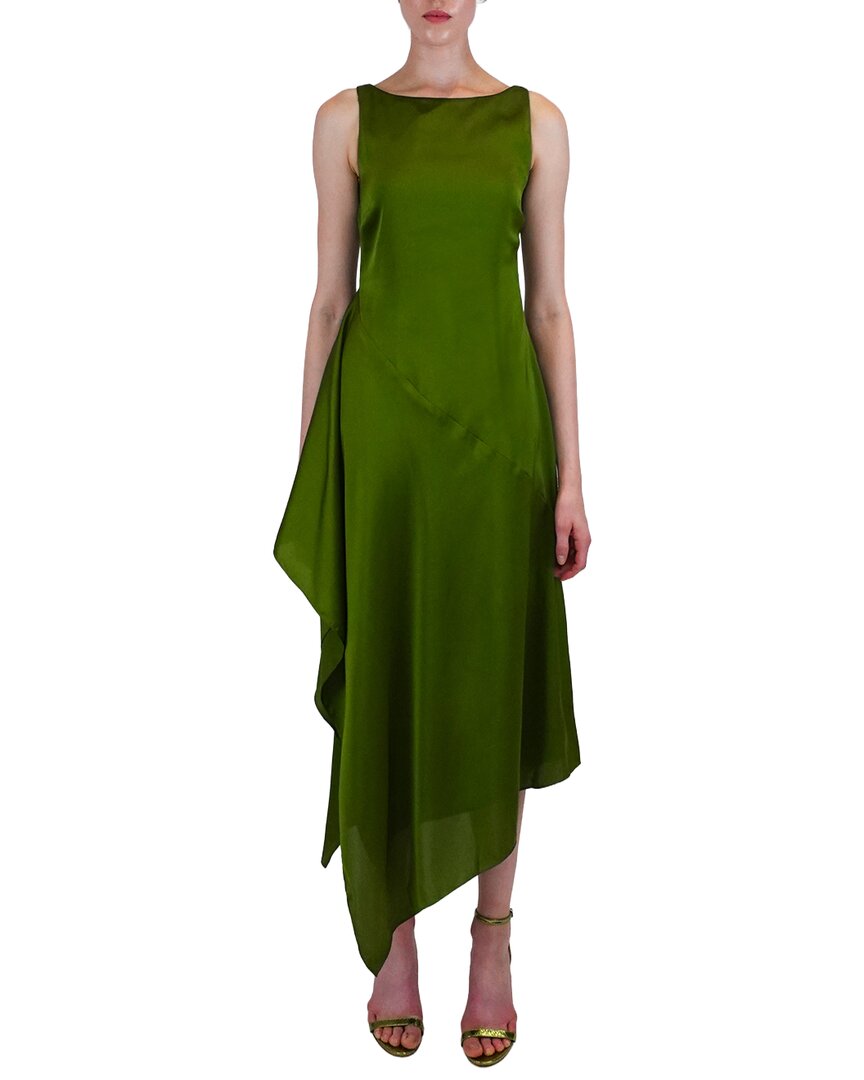 Azeeza Manisha Midi Dress In Palm