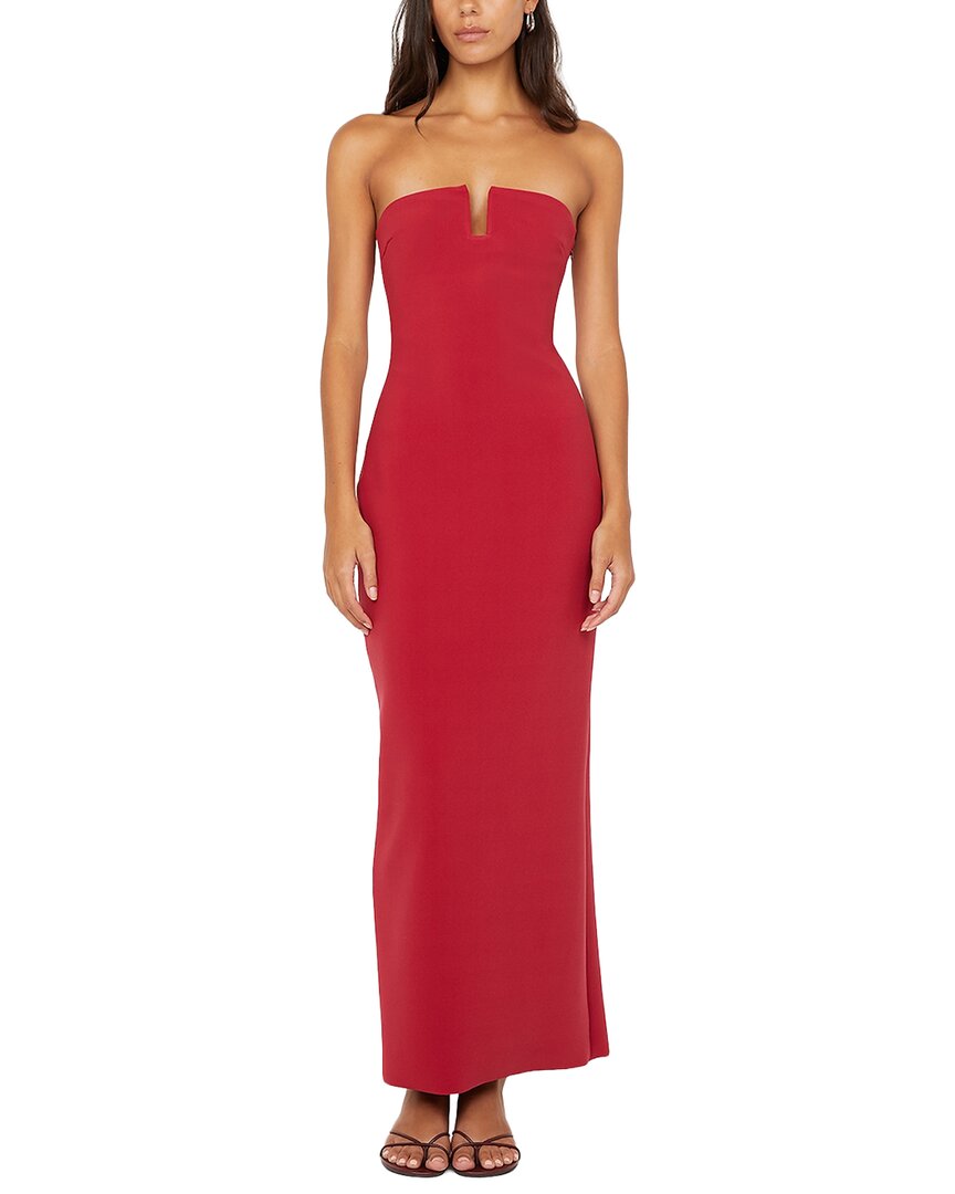 Bec & Bridge Bec + Bridge Rafi Strapless Dress In Cherry