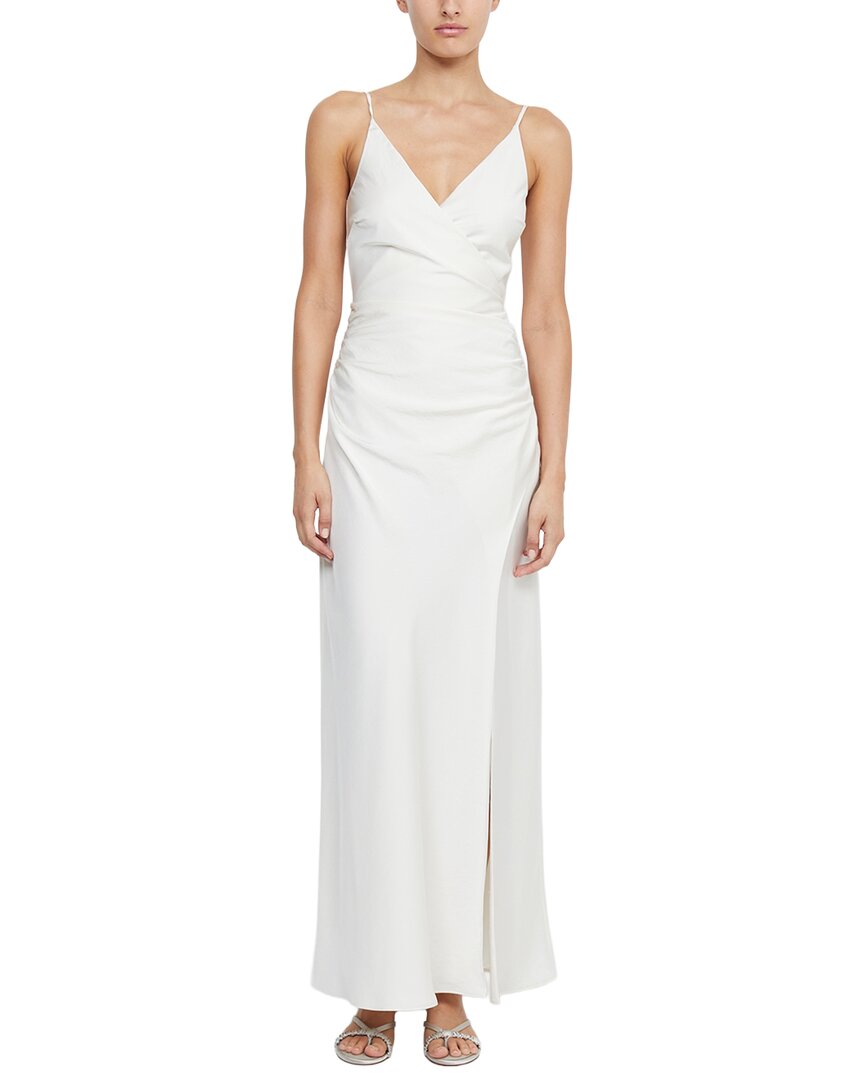 Bec & Bridge Bec + Bridge Eternity Linen-blend Maxi Dress In Cream