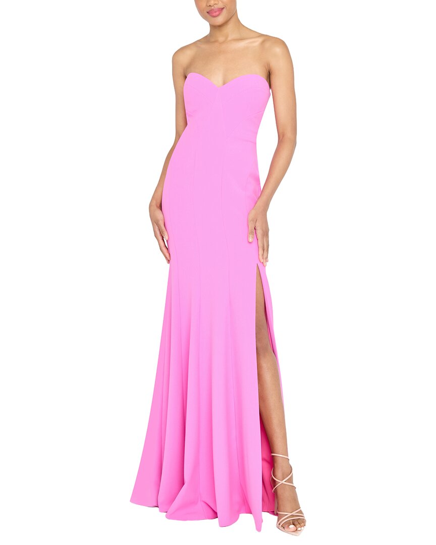 Theia Sunny Gown In Pink