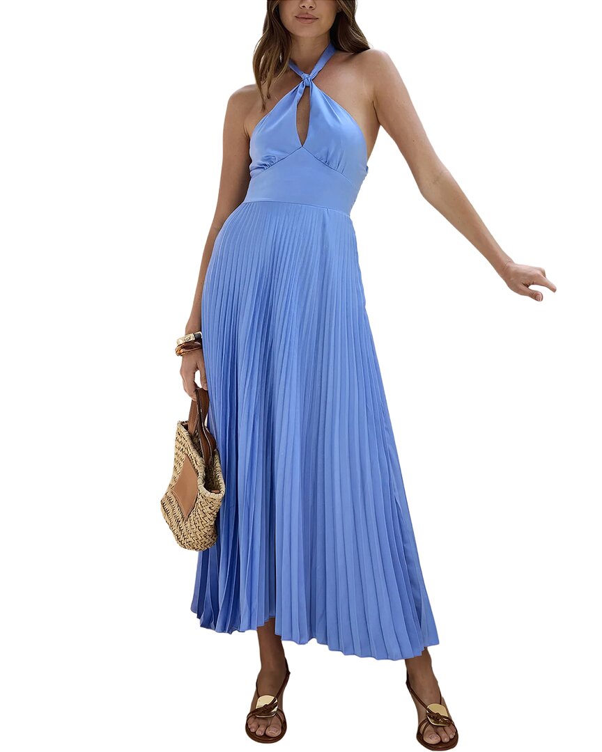 Leon Gori Maxi Dress In Blue