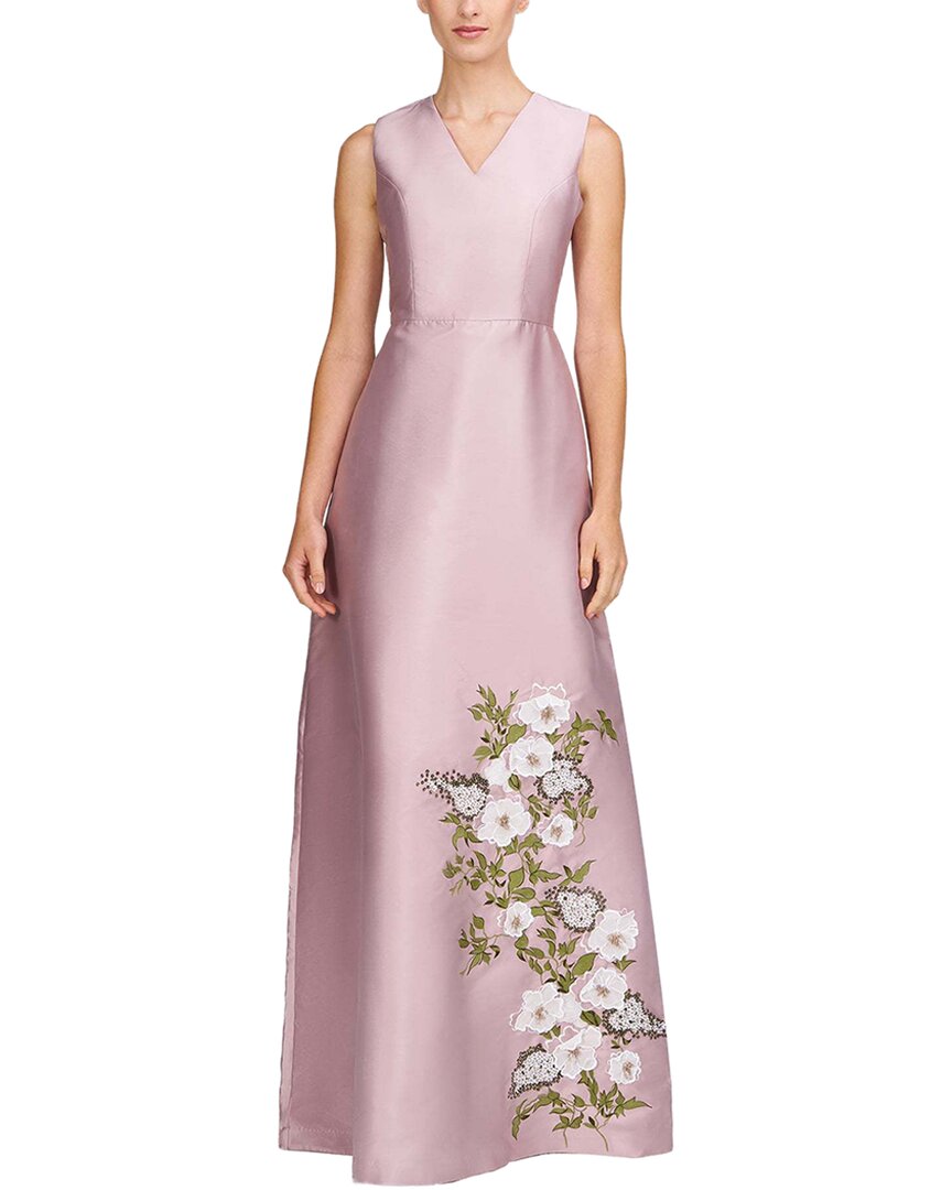 Kay Unger Aurelia Gown In 1326-wood Rose