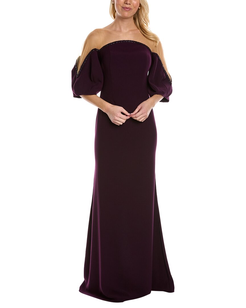 Shop Rene Ruiz Crepe Gown