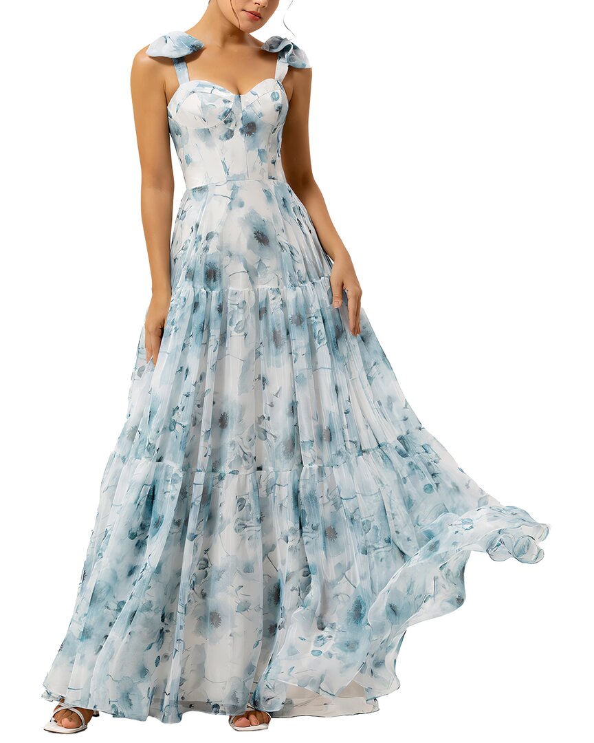 Homeyee Maxi Dress In Blue