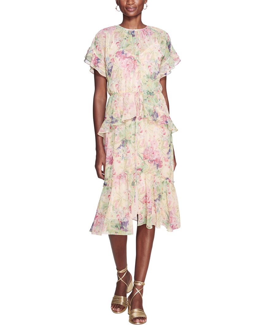 MARCHESA NOTTE MARCHESA NOTTE LITA PRINTED MIDI DRESS