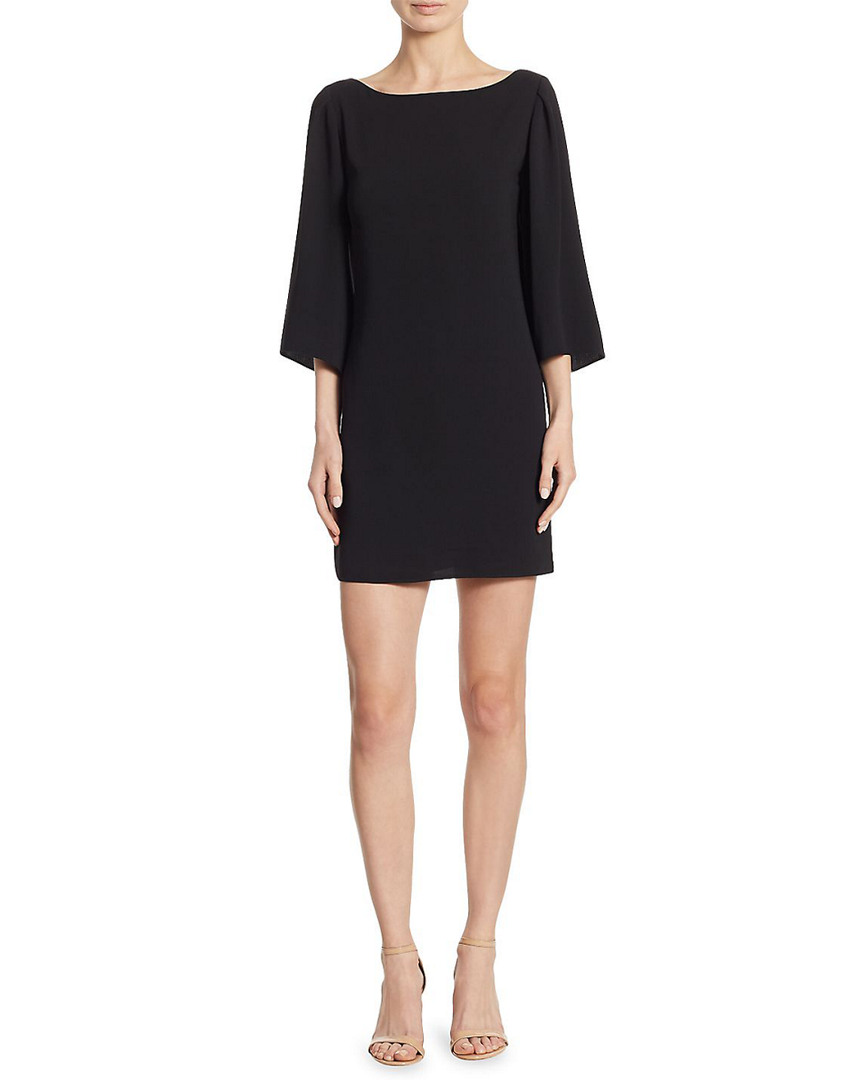 Image of Halston Heritage Bell-Sleeve Mini Dress