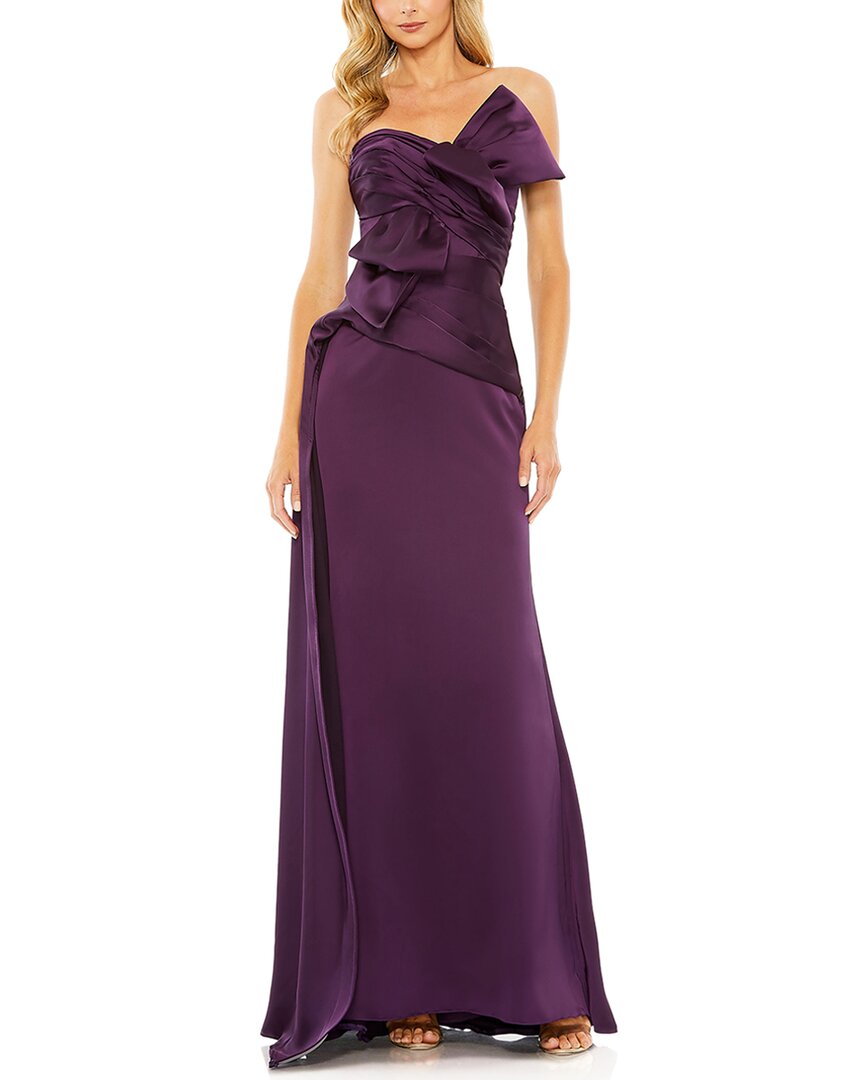 Shop Mac Duggal Strapless Bow Front Detailed Gown