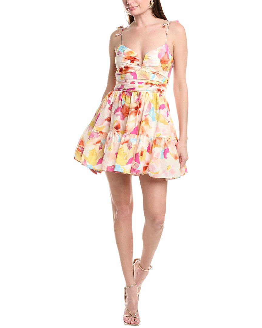 knee length dresses for ladies Rosie Etienne Amelie Mini Dress White