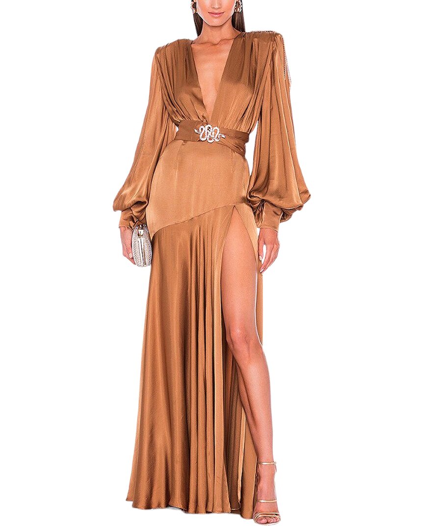 Linda Charm Maxi Dress In Brown
