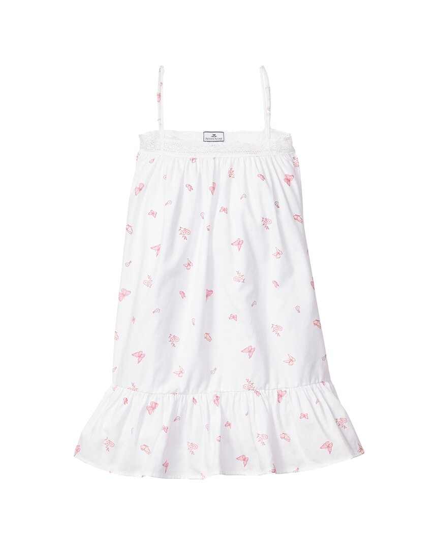 Petite Plume Butterflies Nightgown In White