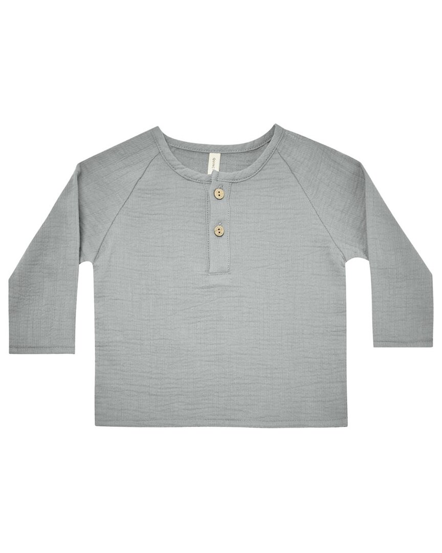 Quincy Mae Zion Shirt In Gray