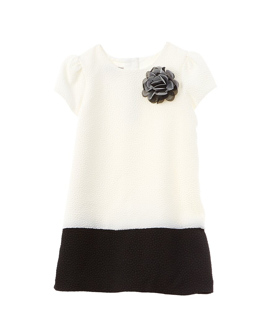 Image of Pastourelle Flower Trim A-Line Dress