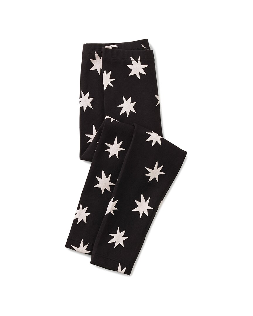 Tea Collection Printed Empire Waist Baby Legging In Black