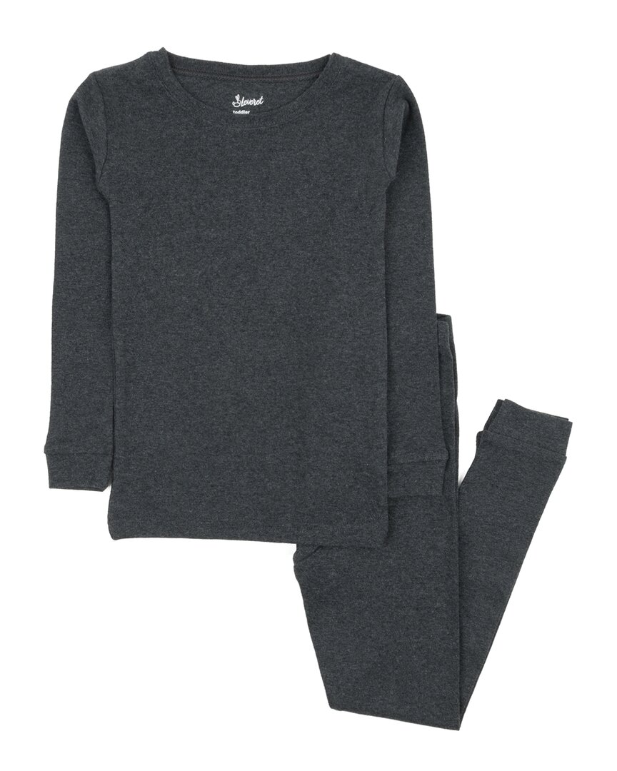 Leveret 2pc Pajama Set In Gray