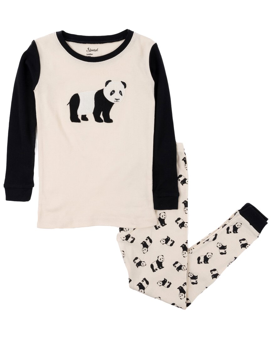 Leveret 2pc Pajama Set In Neutral