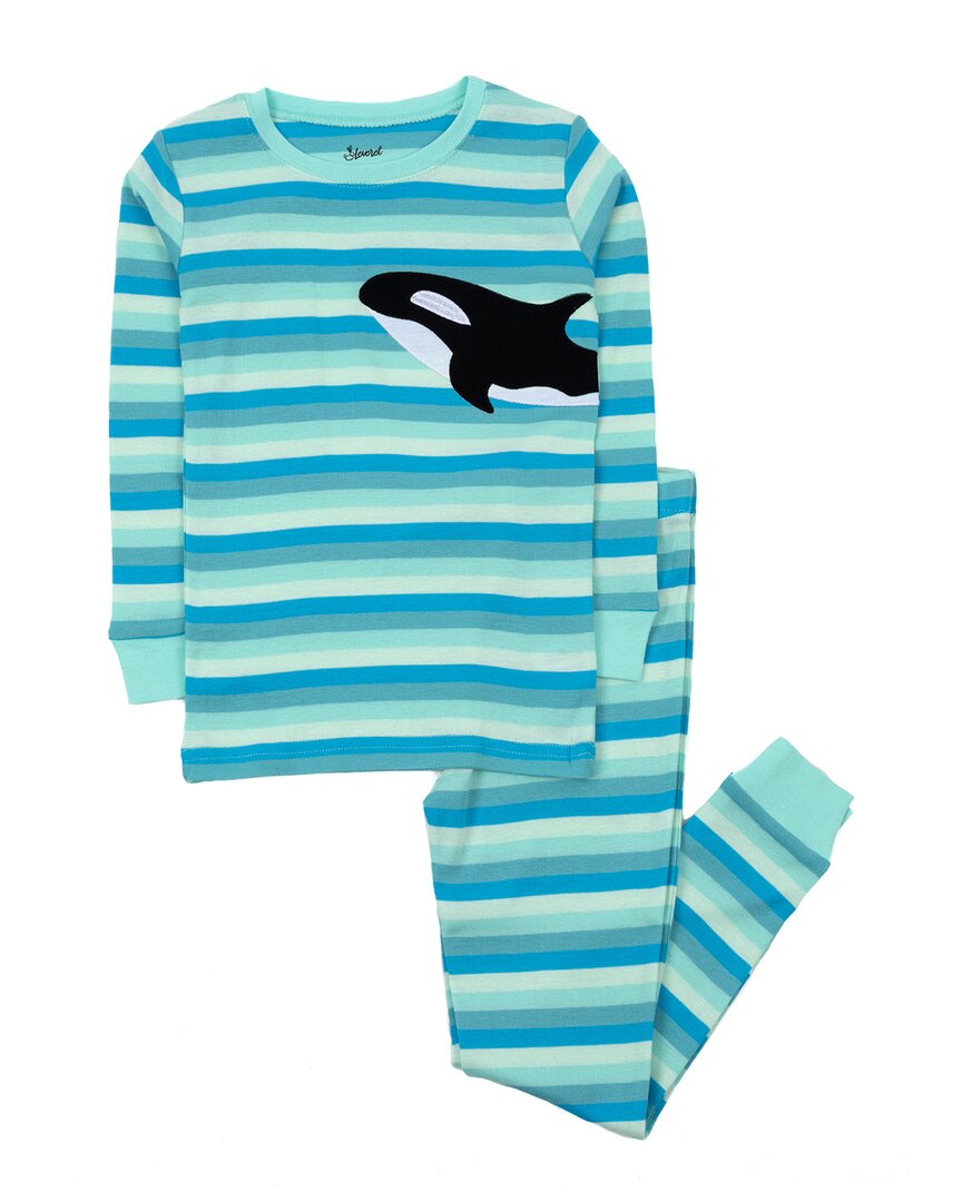Leveret 2pc Pajama Set In Blue
