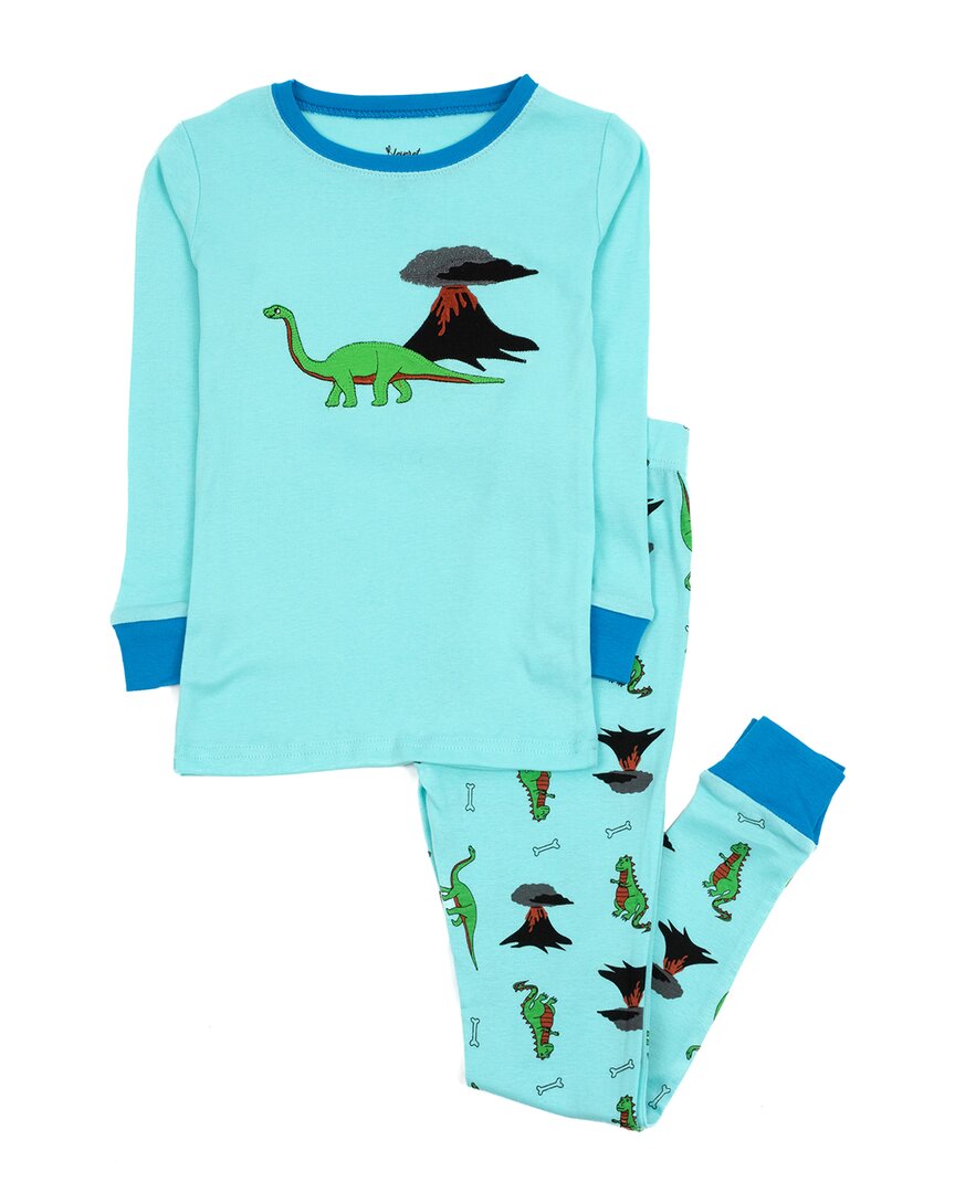 Leveret 2pc Pajama Set In Blue