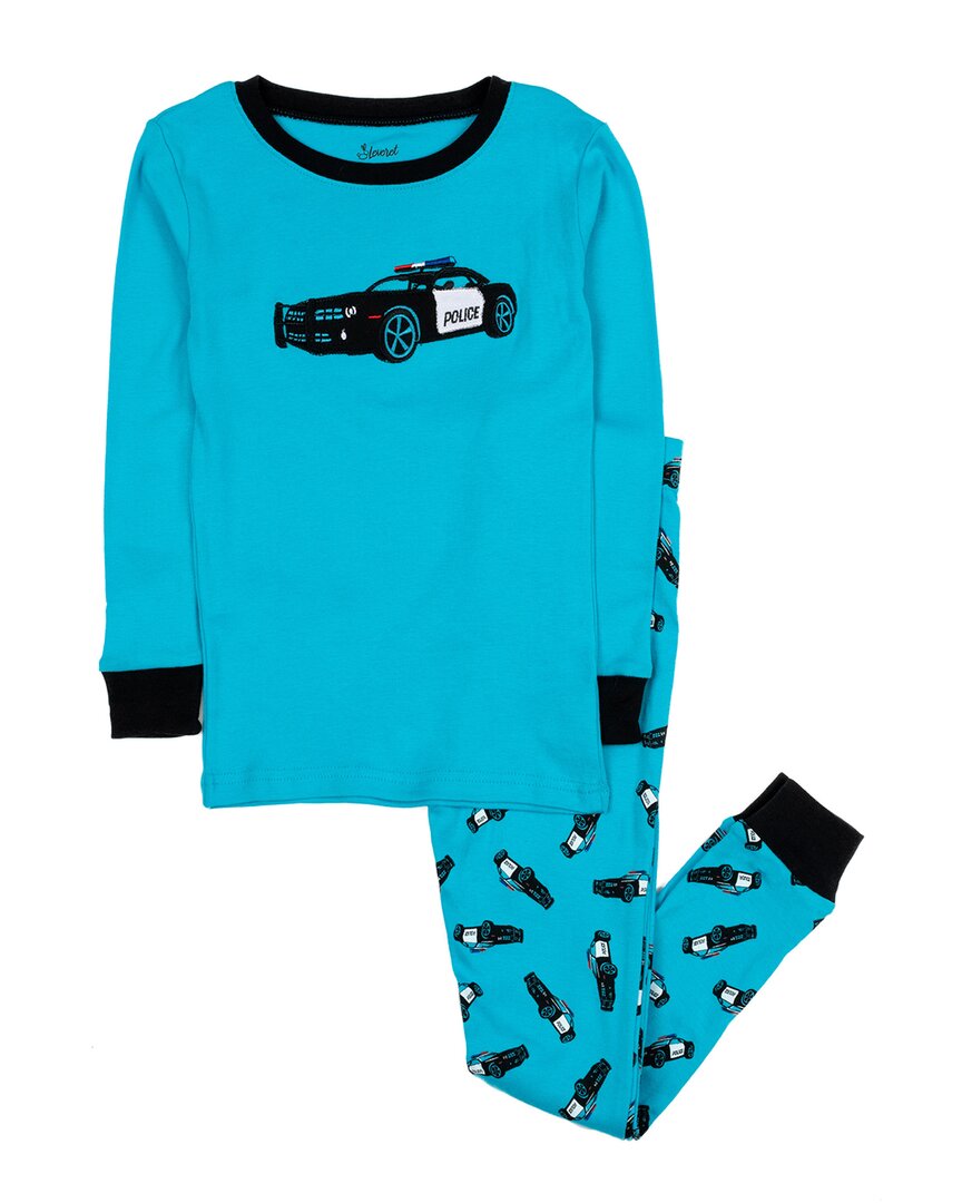Leveret 2pc Pajama Set In Blue