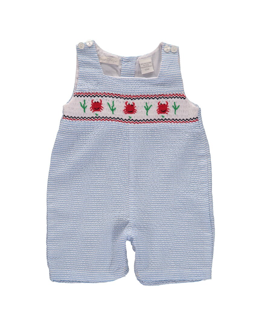 Carriage Boutique Romper In Blue