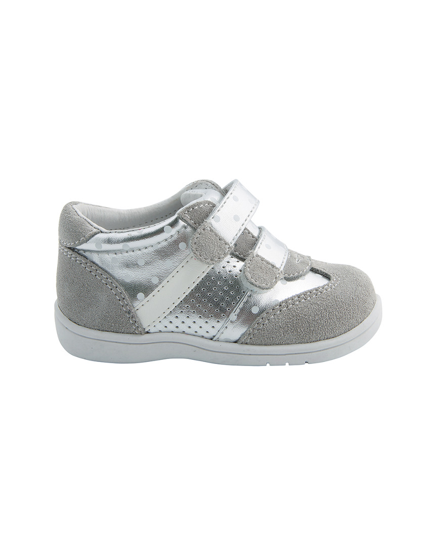 Nina Mobility By  Everest Leather Sneaker In Gray