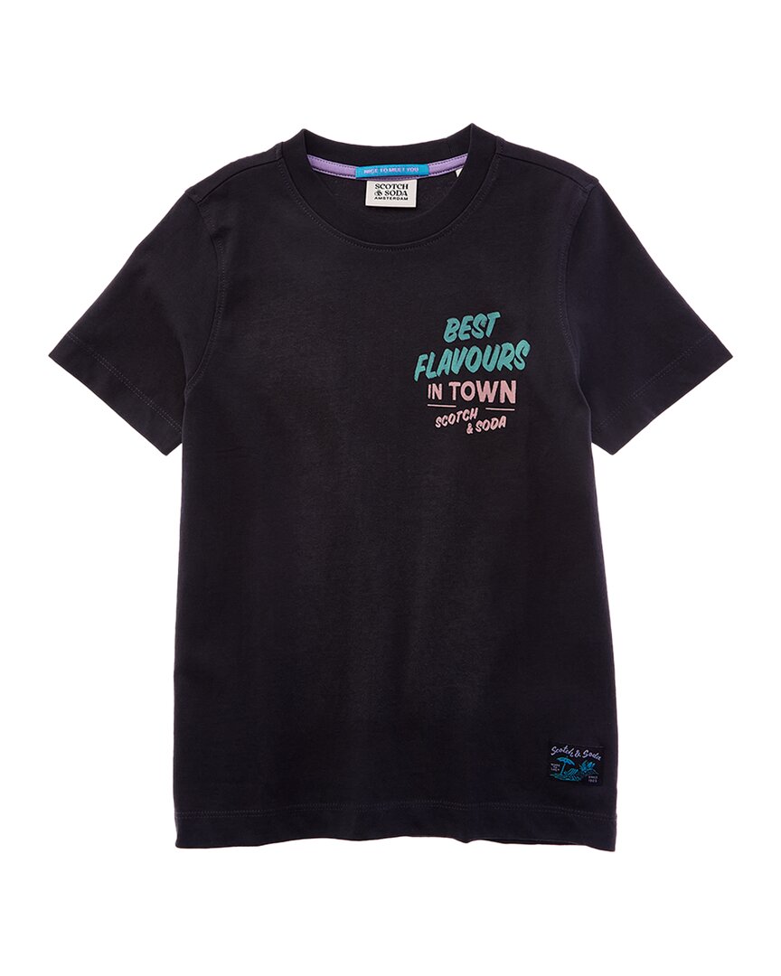 Scotch & Soda Regular-fit T-shirt In Black